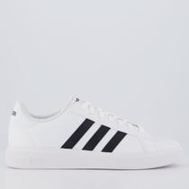 Tênis Adidas Grand Court Base 2.0 Simp Branco e Preto