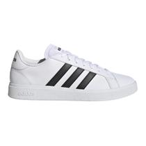 Tênis Adidas Grand Court Base 2.0 Simp Casual Branco e Preto - Masculino