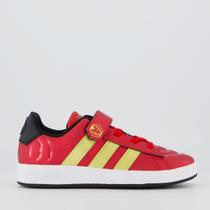 Tênis Adidas Grand Court Marvel Homem de Ferro EL Juvenil Vermelho Tênis Adidas Grand Court Marvel Homem de Ferro EL Juvenil Vermelho