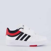 Tênis Adidas Hoops 4.0 Branco e Preto Infantil Tênis Adidas Hoops 4.0 Branco e Preto Infantil