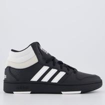 Tênis Adidas Hoops Mid Classic Preto e Branco