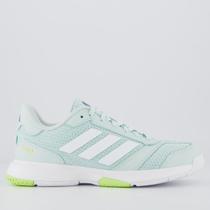 Tênis Adidas Ligra 8 Feminino Verde e Branco Tênis Adidas Ligra 8 Feminino Verde e Branco