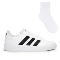 Tênis Adidas Masculino Grand Court Base 2.0 Simp + Meia Color Sports