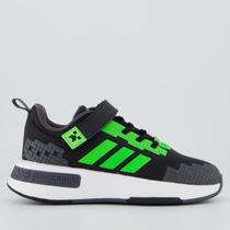 Tênis Adidas Minecraft Pro EL Infantil Preto Tênis Adidas Minecraft Pro EL Infantil Preto