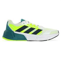 Tênis Adidas Questar 2 Branco e Verde - Masculino