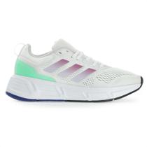 Tênis Adidas Questar Branco Rosa e Verde - Feminino