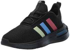 Tênis adidas Racer TR23 de renda elástica unissex para crianças pequenas pretas Tênis adidas Racer TR23 de renda elástica unissex para crianças pequenas pretas