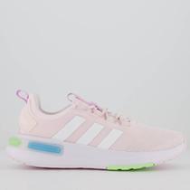 Tênis Adidas Racer Tr23 Feminino Rosa e Branco