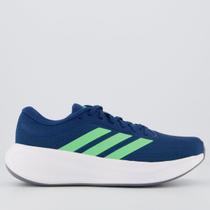 Tênis Adidas Response Runner 2 Azul e Verde