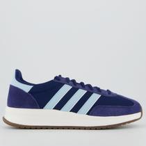 Tênis Adidas Run 70S 2.0 Azul e Branco Tênis Adidas Run 70S 2.0 Azul e Branco
