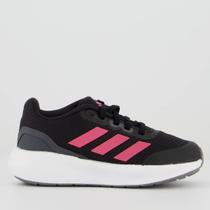 Tênis Adidas Runfalcon 3.0 Infantil Preto e Rosa