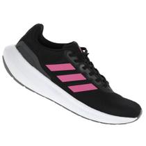 Tênis Adidas Runfalcon 3.0 Preto e Rosa - Feminino