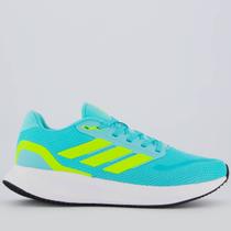Tênis Adidas Runfalcon 5 Azul e Verde