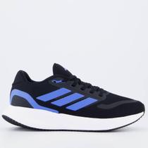 Tênis Adidas Runfalcon 5 II Preto e Azul Tênis Adidas Runfalcon 5 II Preto e Azul