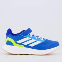 Tênis Adidas Runfalcon 5 Juvenil Azul e Verde Tênis Adidas Runfalcon 5 Juvenil Azul e Verde