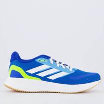 Tênis Adidas Runfalcon 5 Juvenil Azul Royal e Branco