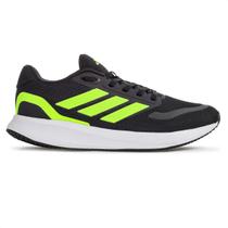 Tênis Adidas Runfalcon 5 Preto Verde e Branco - Masculino