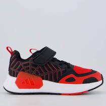 Tênis Adidas Spider Runner AC Juvenil Preto e Vermelho