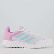 Tênis Adidas Tensaur Run 2.0 K Feminino Branco Lilás e Verde