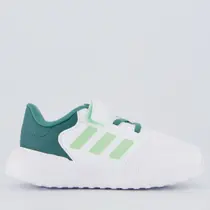 Tênis Adidas Tensaur Run 3.0 Branco e Verde Infantil