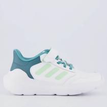 Tênis Adidas Tensaur Run 3.0 Branco e Verde Juvenil