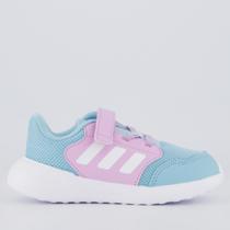 Tênis Adidas Tensaur Run 3.0 EL Kids Azul e Lilás