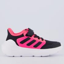 Tênis Adidas Tensaur Run 3.0 Juvenil Preto e Rosa Tênis Adidas Tensaur Run 3.0 Juvenil Preto e Rosa