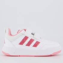 Tênis Adidas Tensaur Sport 3.0 CF Kids Branco e Pink
