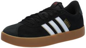 Tênis adidas Vl Court 3.0 para homens preto/branco/vermelho tamanho 7.5 Tênis adidas Vl Court 3.0 para homens preto/branco/vermelho tamanho 7.5