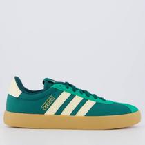 Tênis Adidas VL Court 3.0 Verde e Dourado Tênis Adidas VL Court 3.0 Verde e Dourado