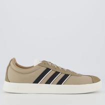 Tênis Adidas Vl Court Base Bege Tênis Adidas Vl Court Base Bege