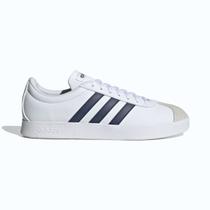 Tênis Adidas Vl Court Base Branco Azul Marinho - Masculino