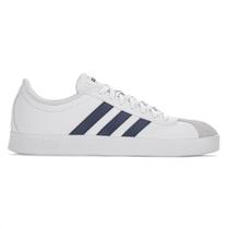 Tênis Adidas VL Court Base Branco e Marinho - Unissex