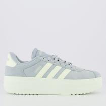 Tênis Adidas VL Court Bold Feminino Azul e Branco Tênis Adidas VL Court Bold Feminino Azul e Branco