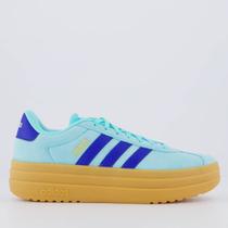 Tênis Adidas VL Court Bold Feminino Azul Tênis Adidas VL Court Bold Feminino Azul