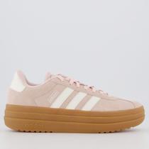 Tênis Adidas VL Court Bold Feminino Rosa e Branco