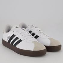Tênis Adidas VL Court Feminino Branco e Preto - Estilo e Versatilidade