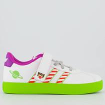 Tênis Adidas VL Court Pixar Buzz CF Infantil Branco Tênis Adidas VL Court Pixar Buzz CF Infantil Branco