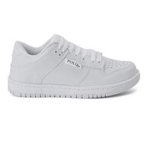 Tênis Adulto Polo Life Branco/Branco