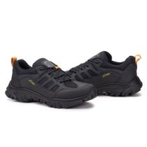Tênis Adventure Cano Curto Sola Tratorada Leve Masculino Couro Moda Esportiva Resistente Tênis Adventure Cano Curto Sola Tratorada Leve Masculino Couro Moda Esportiva Resistente