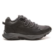 Tênis Adventure Masculino VNT Couro Legítimo Detalhes Nylon Tamanho:43Cor:Preto