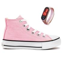 Tênis All Adulto E Infantil Star Feminino E Masculino Relógio Brinde Tênis All Adulto E Infantil Star Feminino E Masculino Relógio Brinde