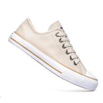Tenis All Feminino Couro Cano Baixo Oferta + Brinde Ox5555