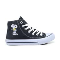 Tenis all Snoopy Feminino Star Cano Alto Qualidade Comprovada 729snpBo