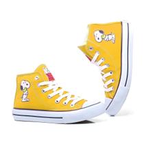Tenis All Snoopy Star Cano Alto Lona Lindo Snoopy 723snpHI Tenis All Snoopy Star Cano Alto Lona Lindo Snoopy 723snpHI