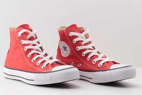 Tenis all star cano longo vermelho tecido ct00040004