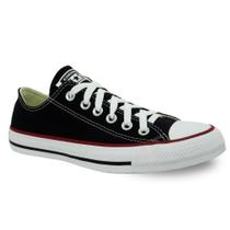 Tênis All Star Converse Chuck Taylor Preto Vermelho Clássico