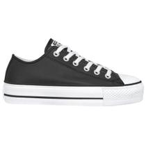 Tenis all star ct09830002 chuck taylor lift preto/branco/preto Tenis all star ct09830002 chuck taylor lift preto/branco/preto