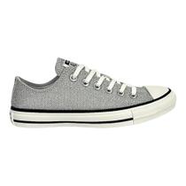 Tênis All Star Ct32940001 Chuck Taylor Prata Opaca/Amendoa/Preto