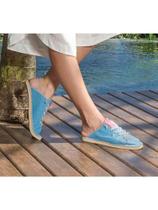 Tênis Alpargata Mule Liso Cadarço Casual Estilo Moda Conforto